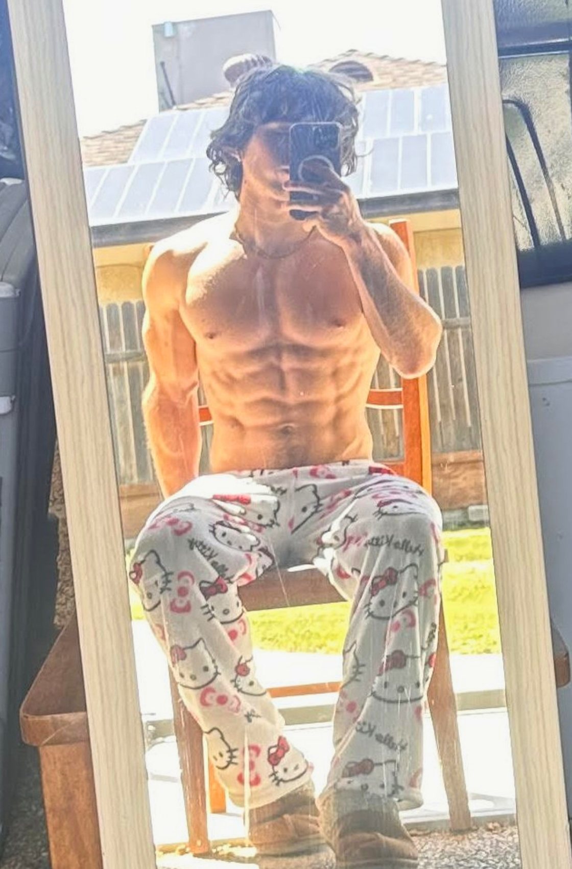After: defined, aesthetic physique from bodyweight calisthenics training